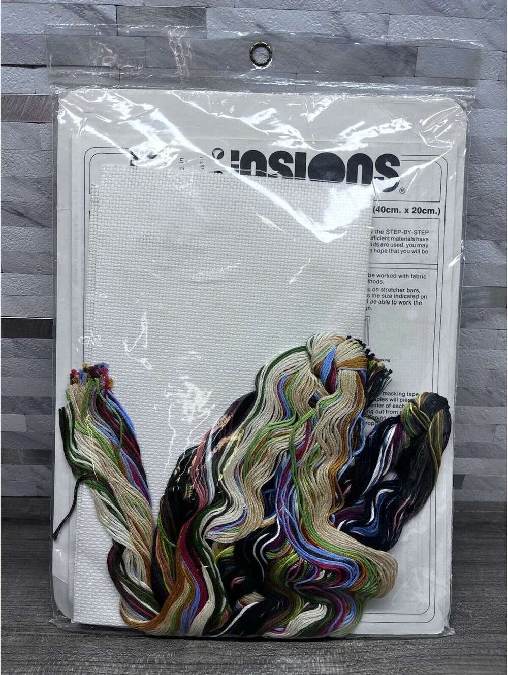 New Dimensions Counted Cross Stitch Kit Cape Cod Shoppes #3642 1987 Wysocki NOS